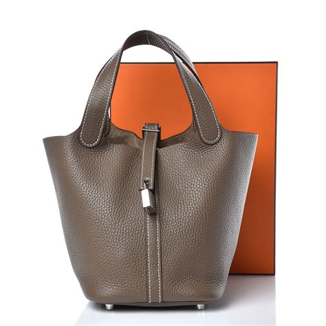 hermes picotin etoupe 18|hermes picotin lock 18 price.